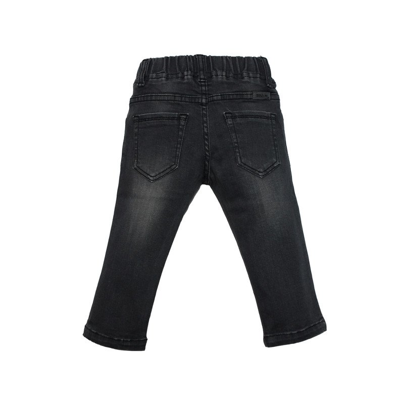 Kids Denims Regular Fit Dark Grey Jeans