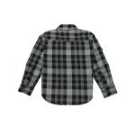 Cotton Full Sleeves Grey Checker Shirt