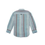 Cotton Full Sleeves Vertical Stripes Shirt - Multicolor