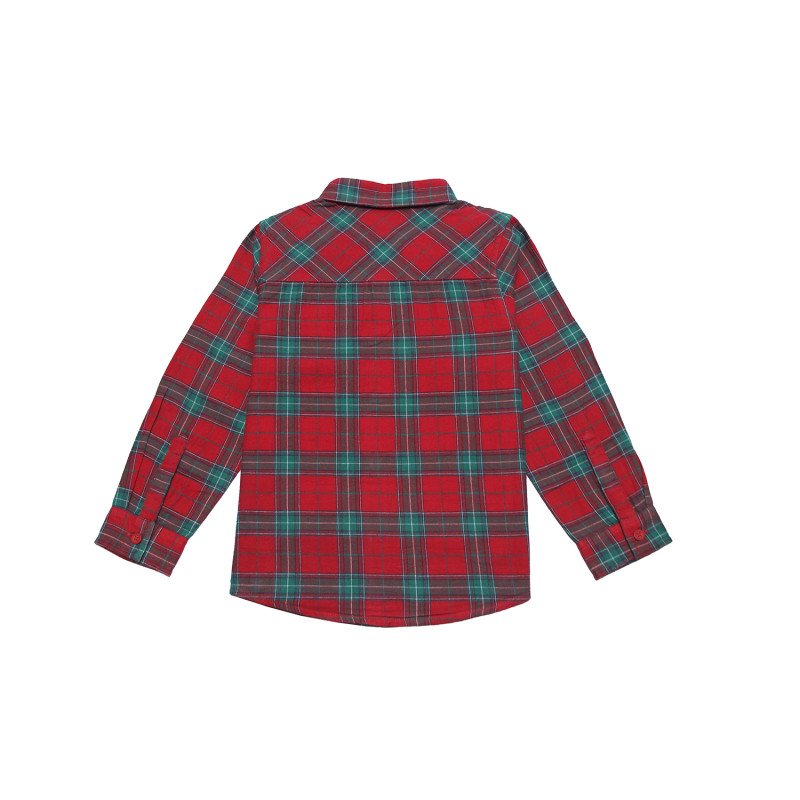 Cotton Full Sleeves Checker Shirt Multi Color