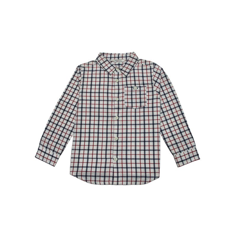 Cotton Full Sleeves Checker Shirt Multi Color