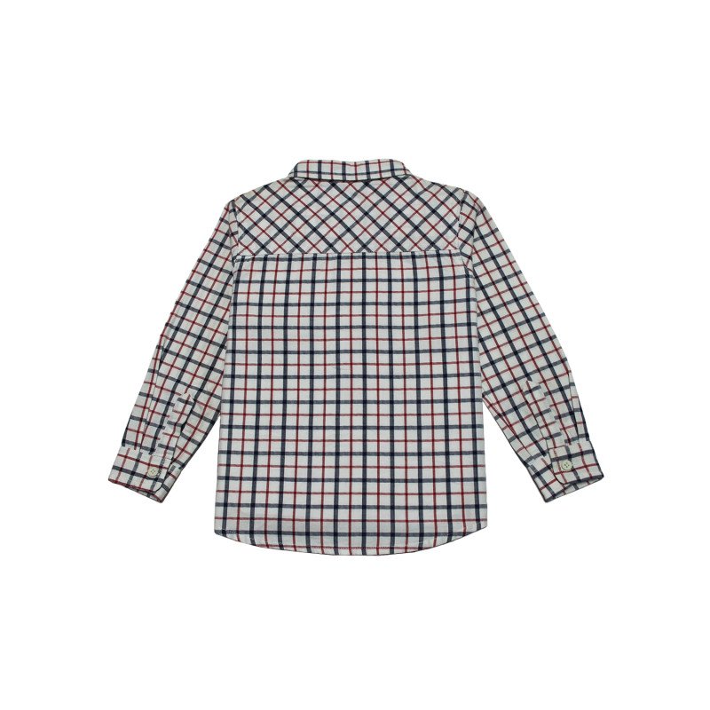 Cotton Full Sleeves Checker Shirt Multi Color