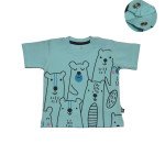 Tinyo Tshirt Short Set Blue