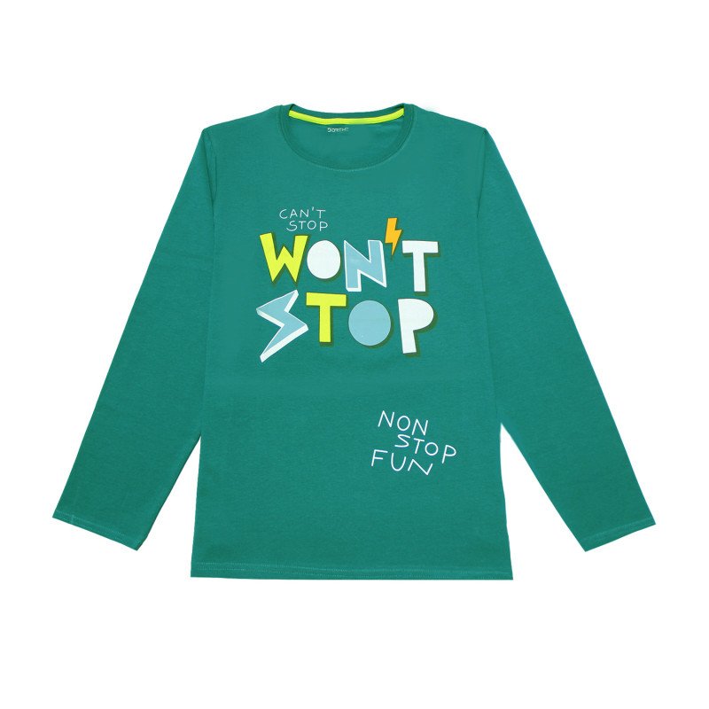 Doreme Cotton Full Sleeves T-Shirt Text Print