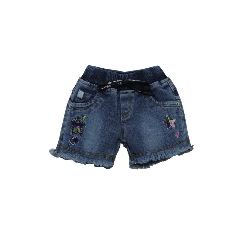 Girls Fancy Denim Shorts