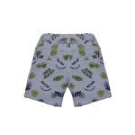 Boys Shorts Small Checker Printed Sky Blue Color