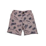 Kids Shorts Small Checker Printed Pink Color