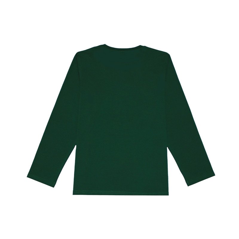 Doreme Cotton Full Sleeves T-Shirt Text Print - Green