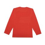 Doreme Cotton Printed Full Sleeves T-Shirt - Red