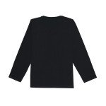 Doreme Cotton Printed Full Sleeves T-Shirt - Black