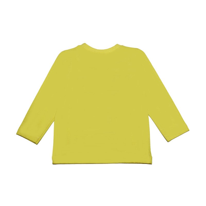 Txxi Junior Cotton Full Sleeves T-Shirt Text Printed  - Yellow