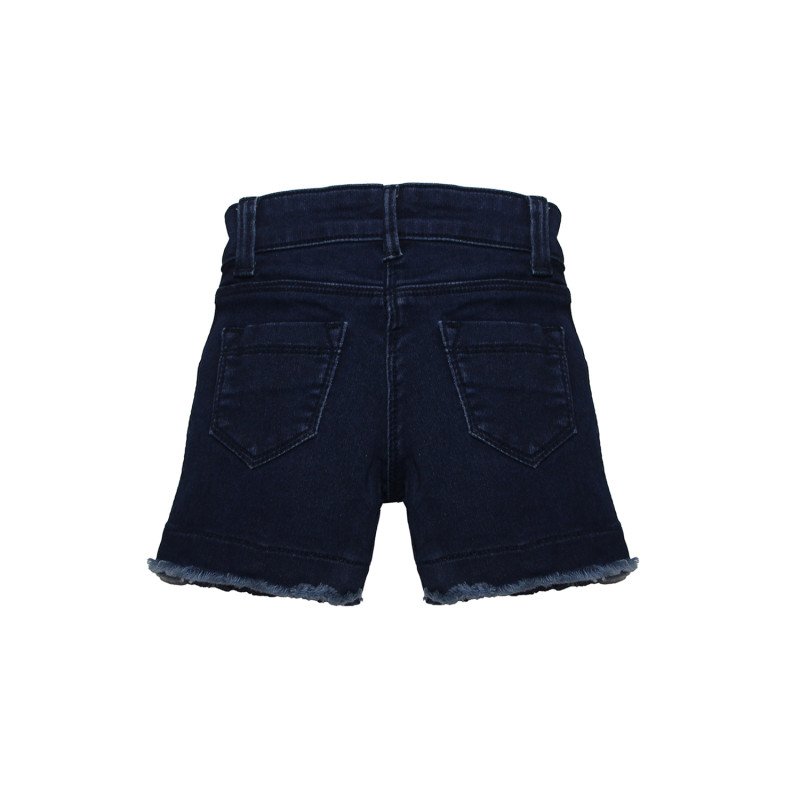 Girls Denim Shorts Navy Blue Color