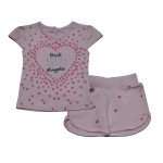 Tinyo Tshirt Short Set Pink