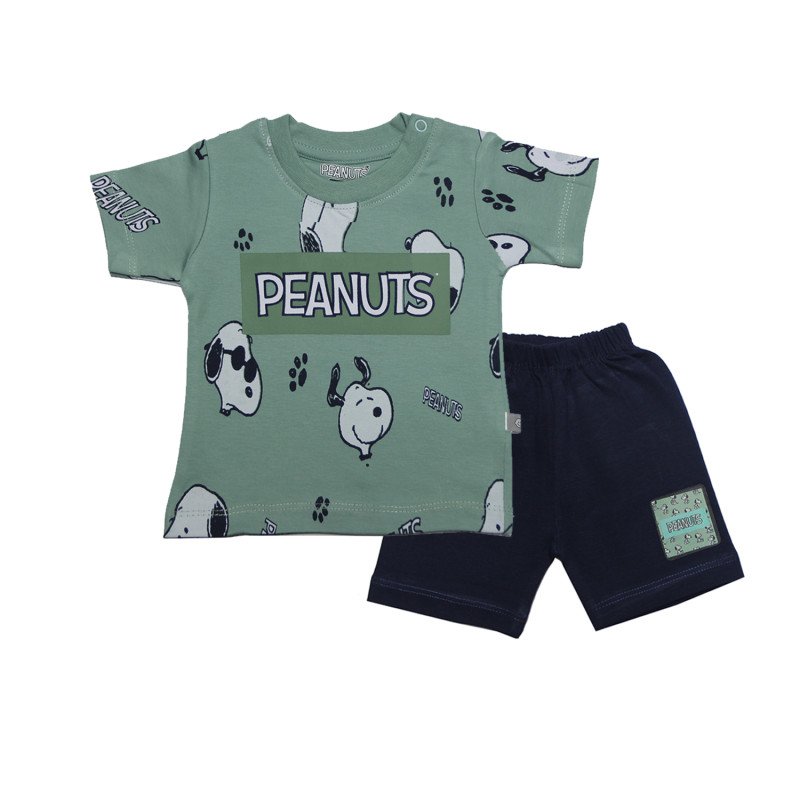 Tinyo Tshirt Short Set - Green