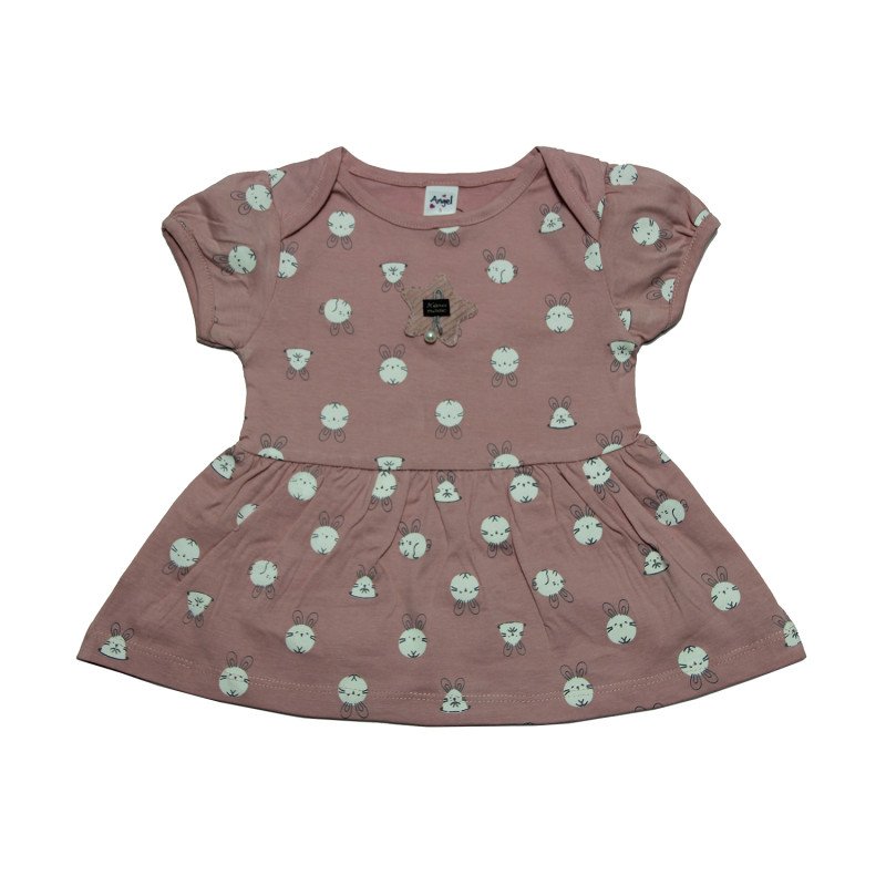 Angel Frock Set Peach