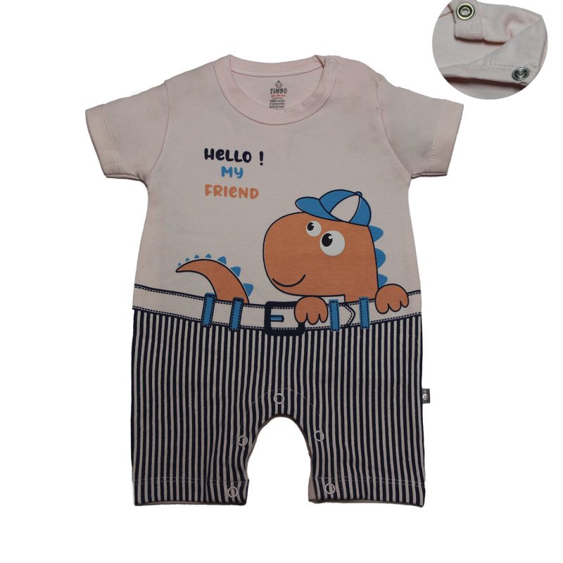 Tinyo Romper Peach