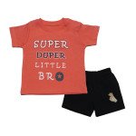 Noq Noq Tshirt Short Set Orange