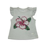 Top short Set White Floral