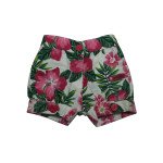 Top short Set White Floral