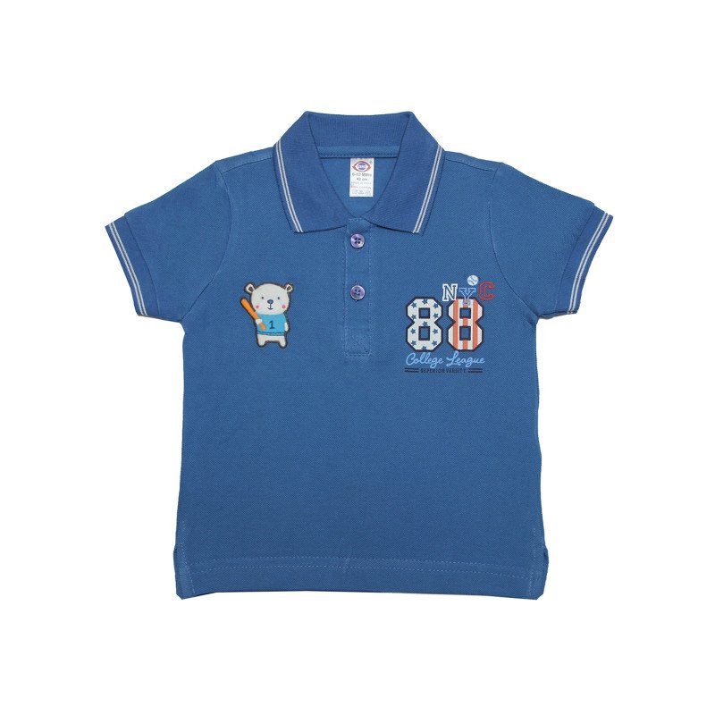 Zero Polo Tshirt Blue