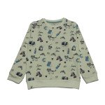 Ollypop Fleece Sweatshirt - Off White Color