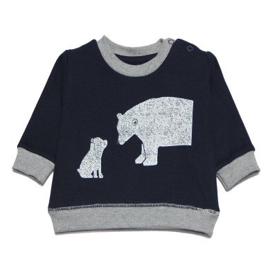 New Born Fleece Full Sleeves Winter Wear Set- Black & Grey Color