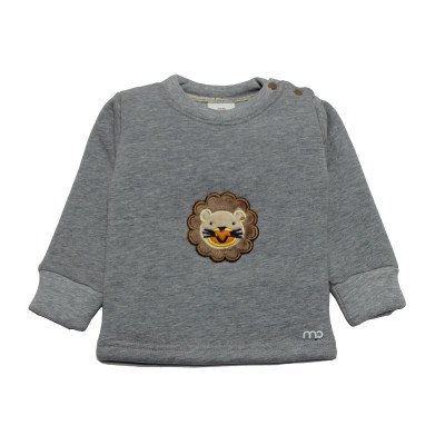 Fleece Full Sleeves Winter Wear Suit- Grey Color