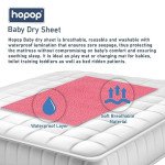 Hopop Baby Waterproof Bed Protector Dry Sheet Large Size (100cm x 140cm)