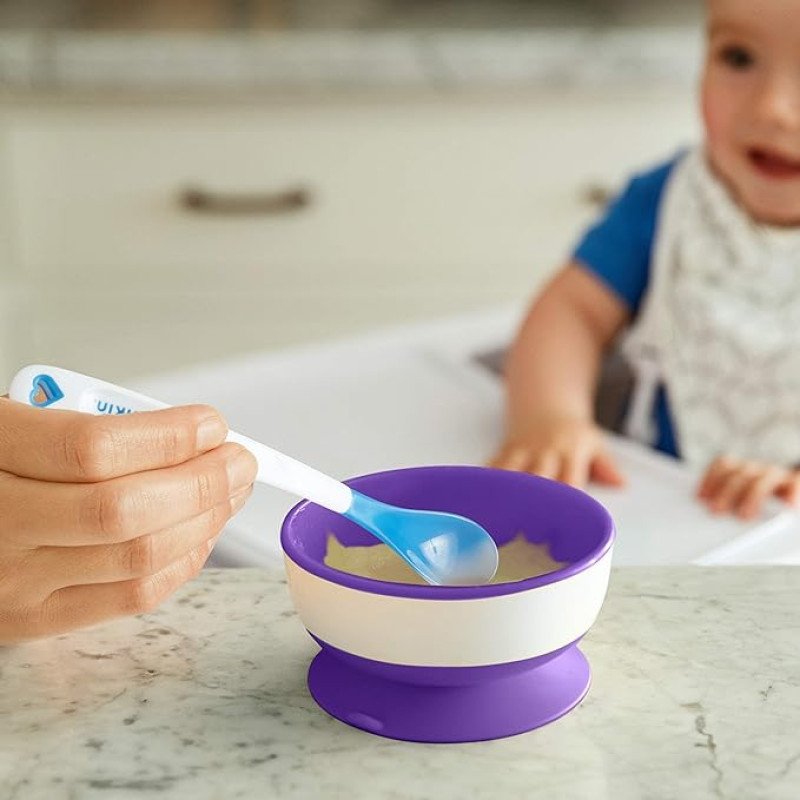 Munchkin White Hot Infant Safety Spoons (Multicolor, Pack of 4, Silicone)