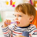 Munchkin Gentle Scoop Silicone Toddler Training Spoons, Blue and Green