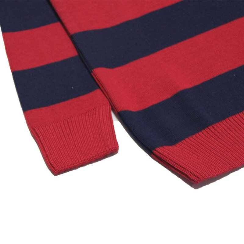 Boys' Red and Blue Stripes Sweater