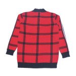 Boys' Sweater Checked - Red Color