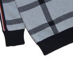 Boys' Sweater Checked - Grey Color