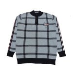 Boys' Sweater Checked - Grey Color