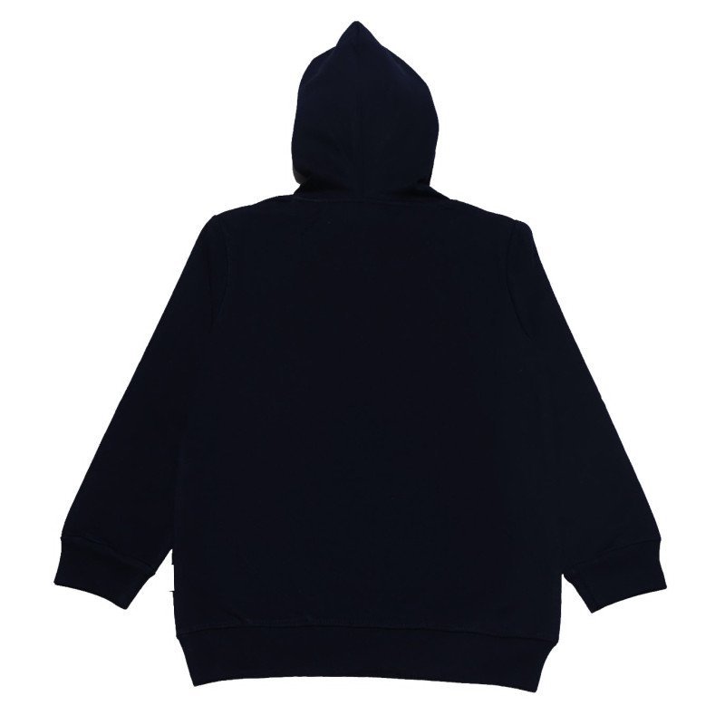 Boys' Fleece Hooded Sweatshirt- Black Color