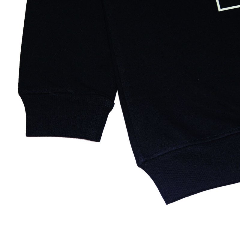 Boys' Fleece Hooded Sweatshirt- Black Color