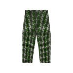Printed Cotton Leggings Green Color