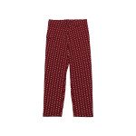 Printed Cotton Leggings Maroon Color