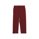 Printed Cotton Leggings Maroon Color