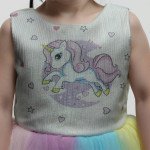 Multi coloured Pony Gown