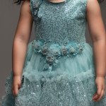 Pastel Blue Ruffle Gown