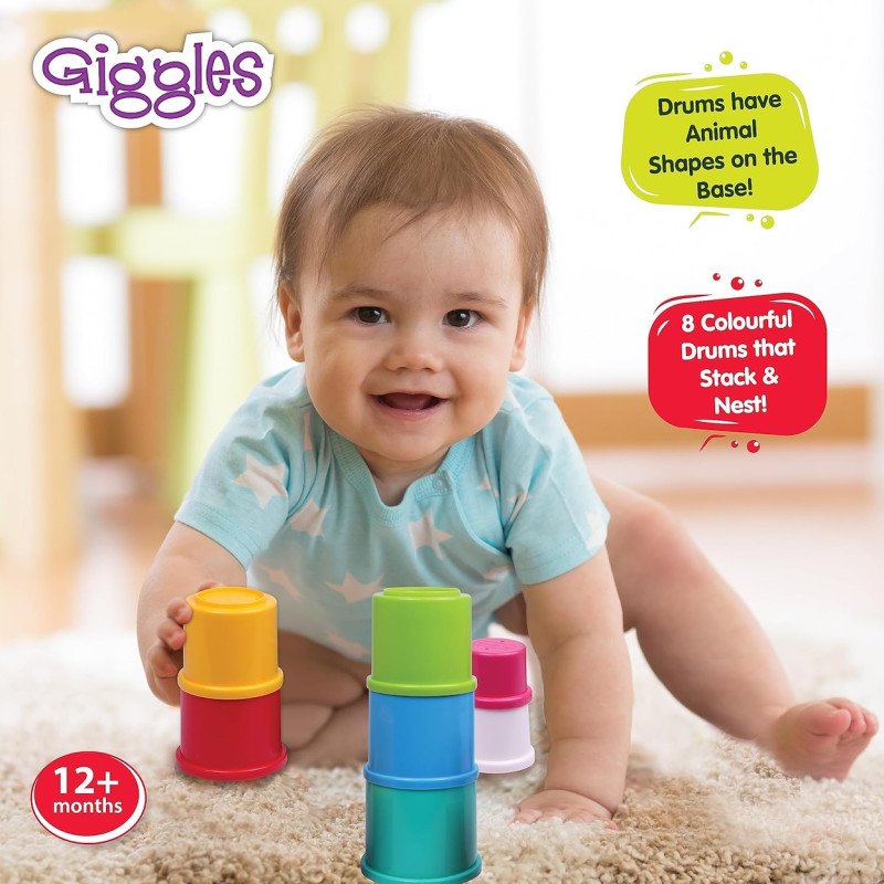 Giggles Stacking Drums